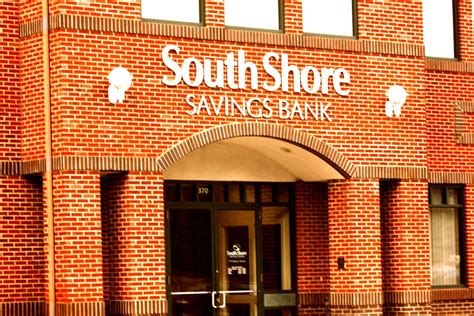 South shore savings bank - All deposits at South Shore Bank are insured in full. Each depositor is insured by Federal Deposit Insurance Corporation (FDIC) to at least $250,000. All deposits above the FDIC insurance amount are insured by Depositors Insurance Fund (DIF). At South Shore, our extensive Online and Mobile Banking Resources make handling your finances easier ... 